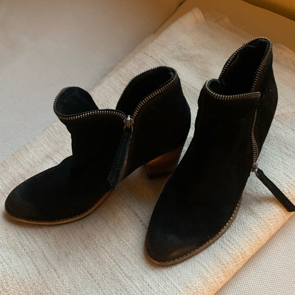 Dolce Vita Suede Heeled Booties - Picture 2 of 7